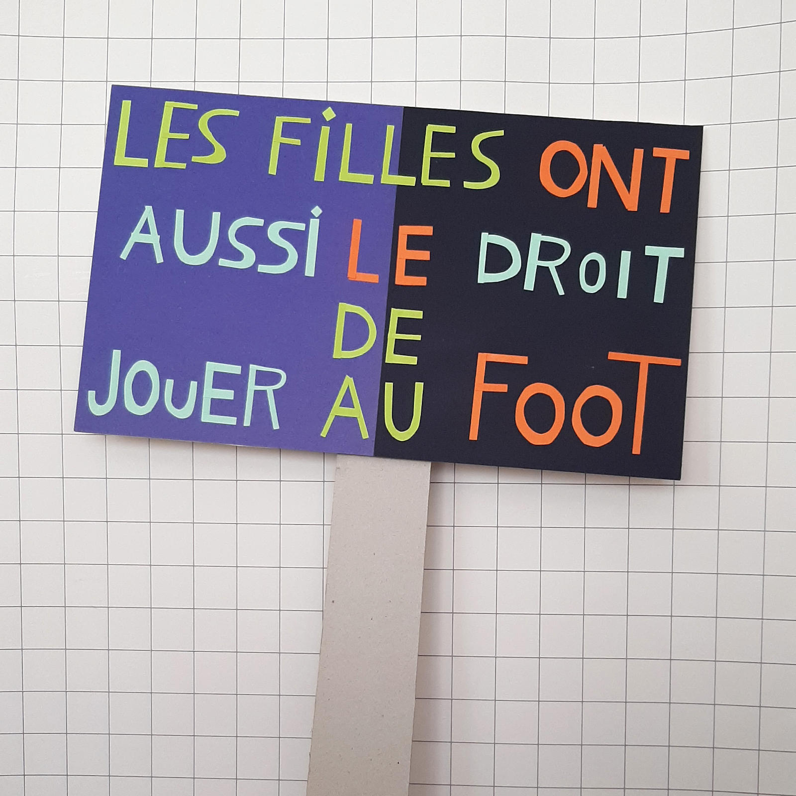 PAS CONTENT·ES. Crédit revendication : Billie, 5 ans et demi.
