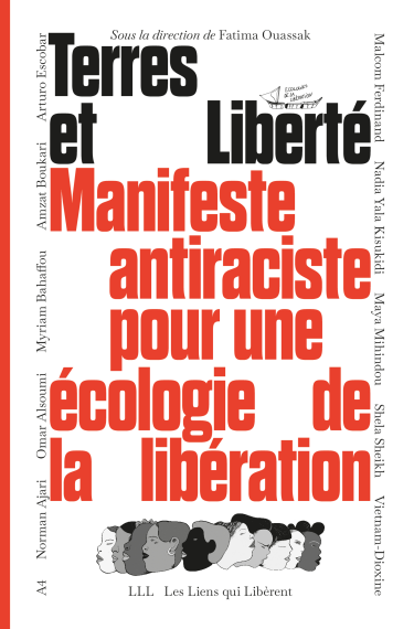 Courverture de Terres et Liberté (Sous la direction de Fatima Ouassak, Editions Les Liens qui Libèrent, 2025).