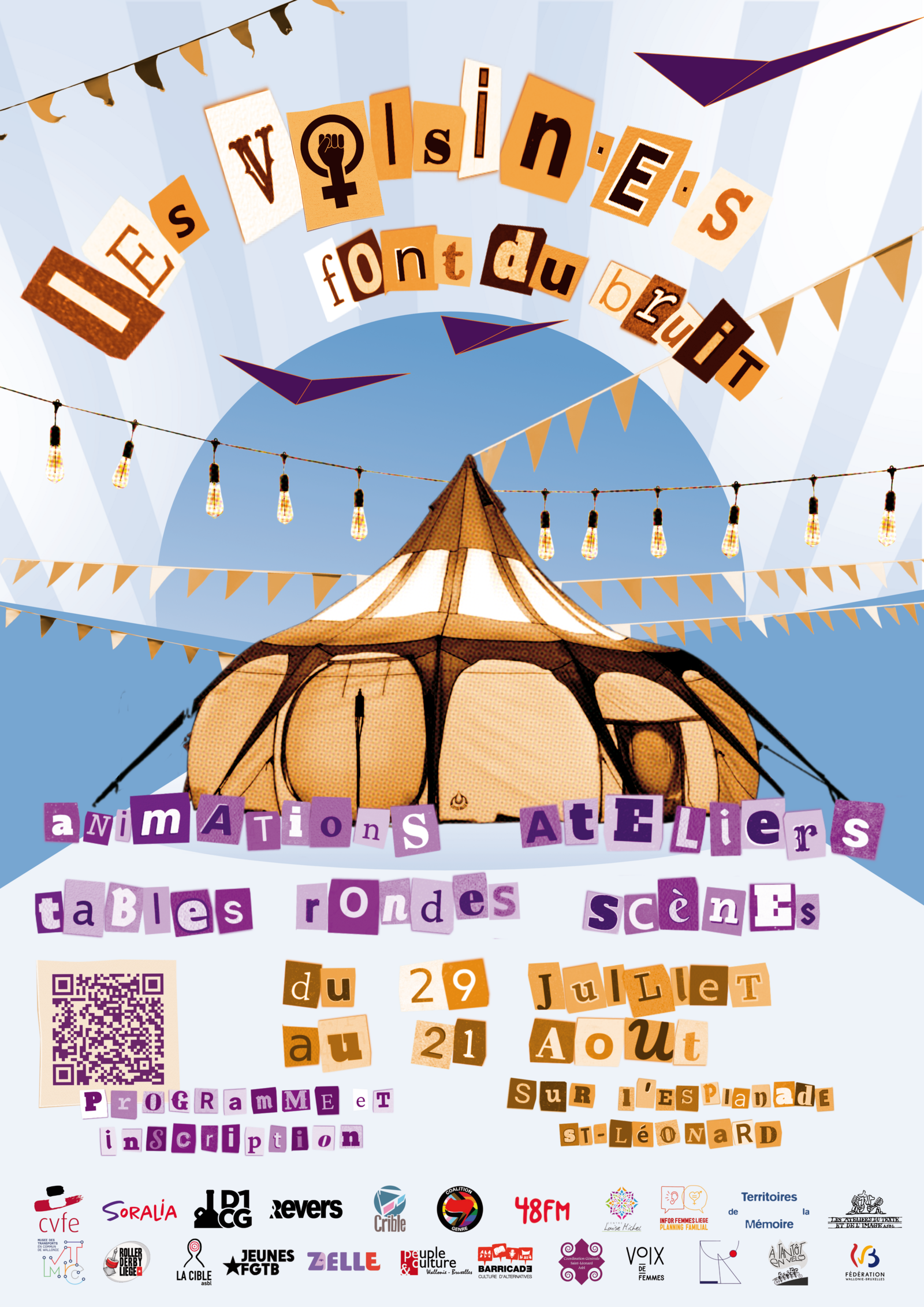 Affiche du projet "Les voisines font du bruit".